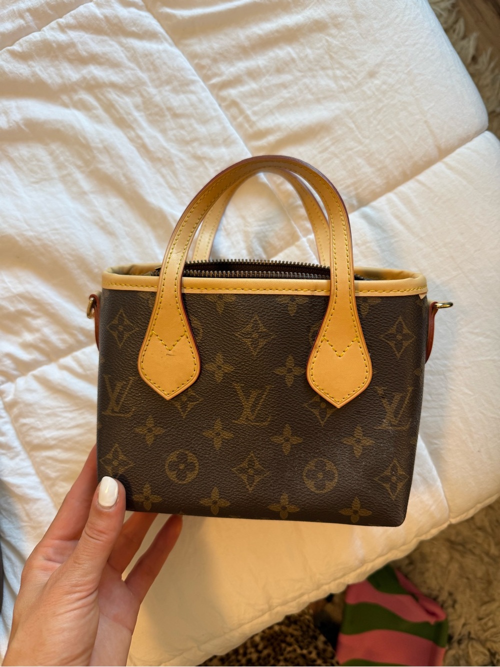 Louis Vuitton Monogram Mini Bag in Brown and Tan - Picture 2 of 5
